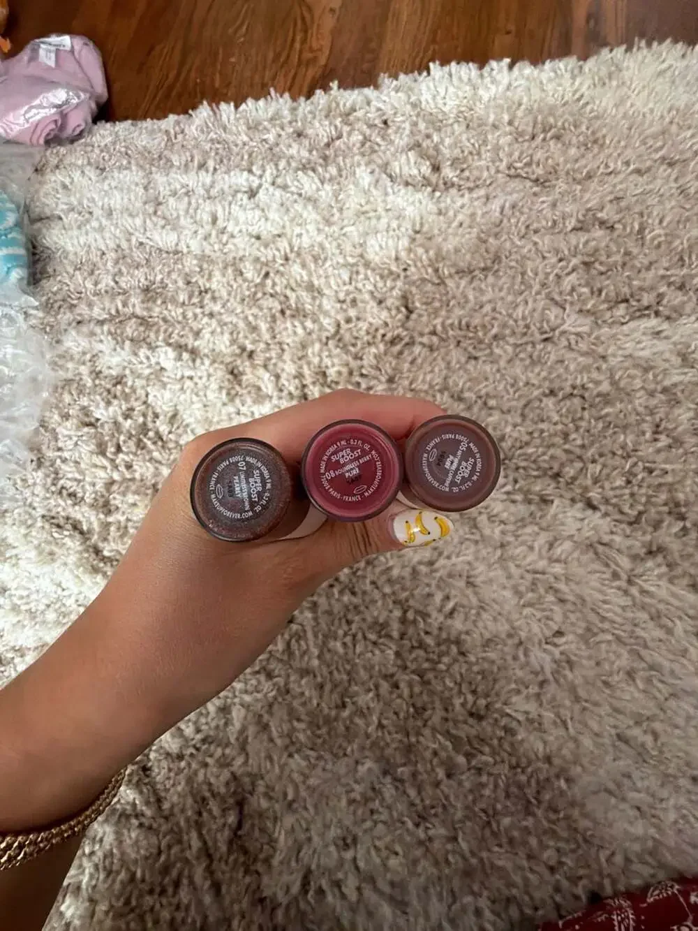MAKE UP FOR EVER Super Boost Moisturizing Plumping Lip Gloss Bundle (3 Pack)